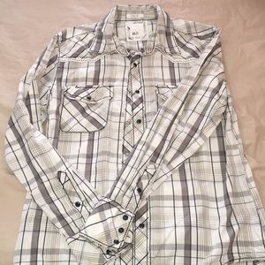 BKE pearl snap dress shirt